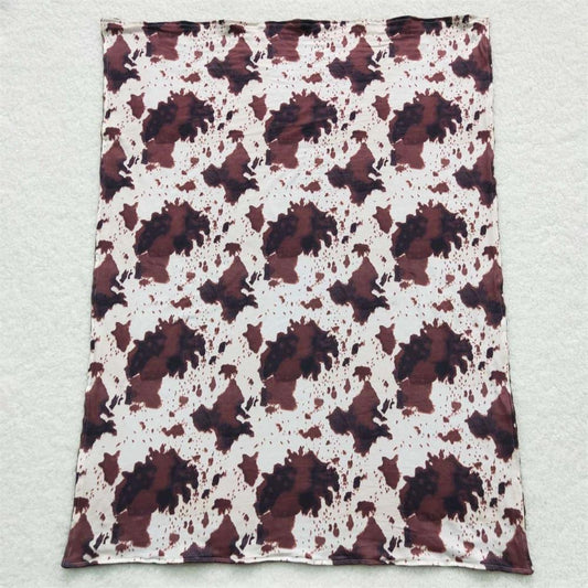 *PRE-ORDER Cow Print Mink Blanket 30”x40”